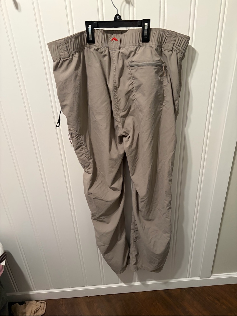 Simms Superlight Fishing Pants Men’s 2XL XXL Tan Quick-Dry Nylon EUC Tan